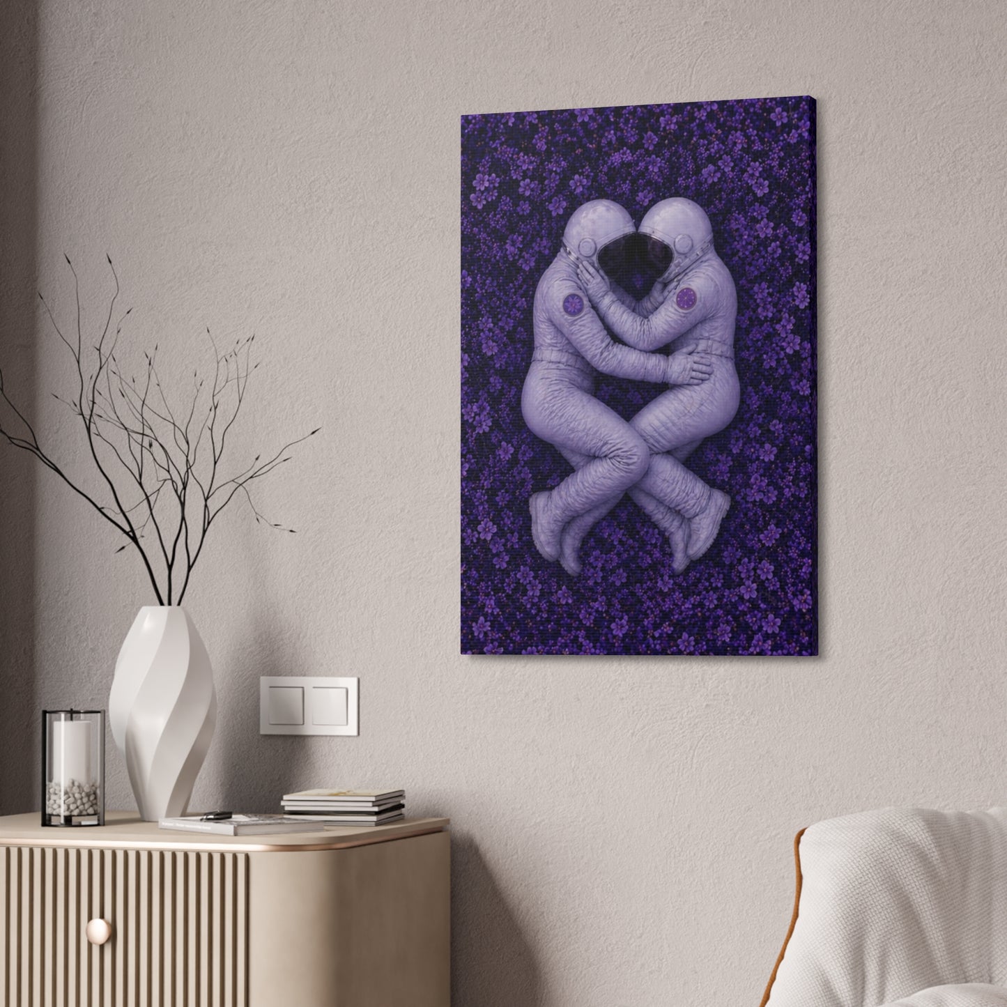 To the Moon and Back Stretched Canvas