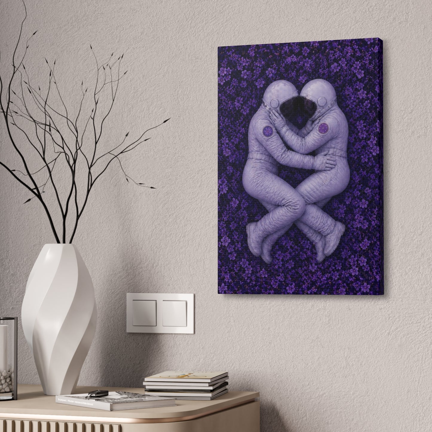 To the Moon and Back Stretched Canvas