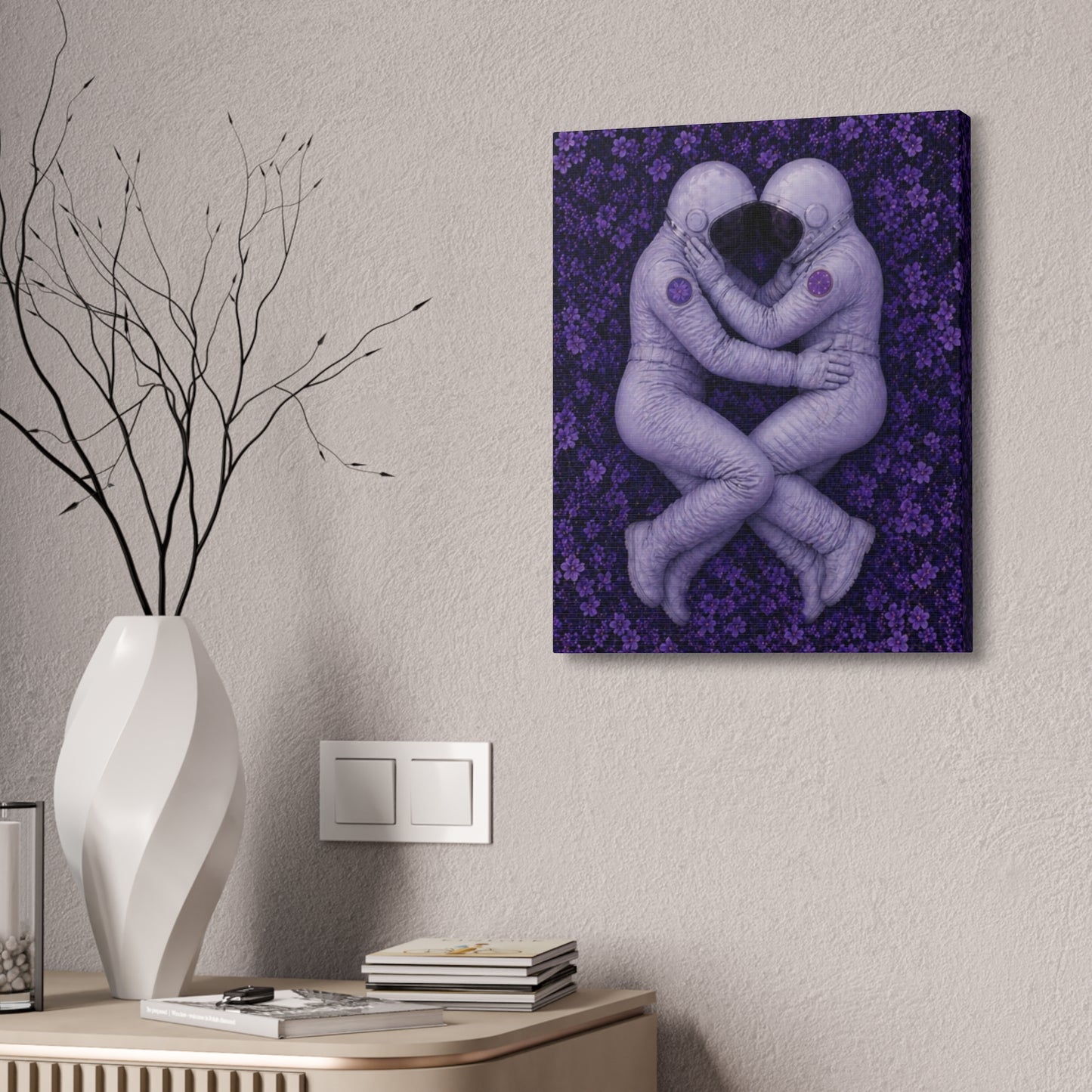 To the Moon and Back Stretched Canvas