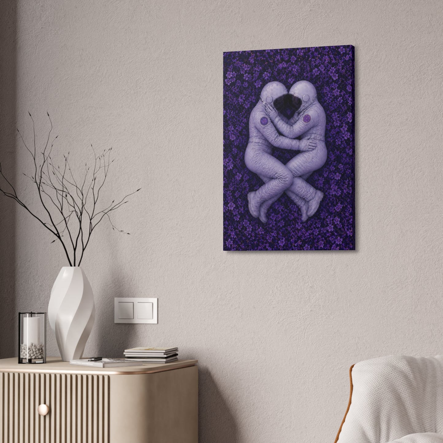 To the Moon and Back Stretched Canvas