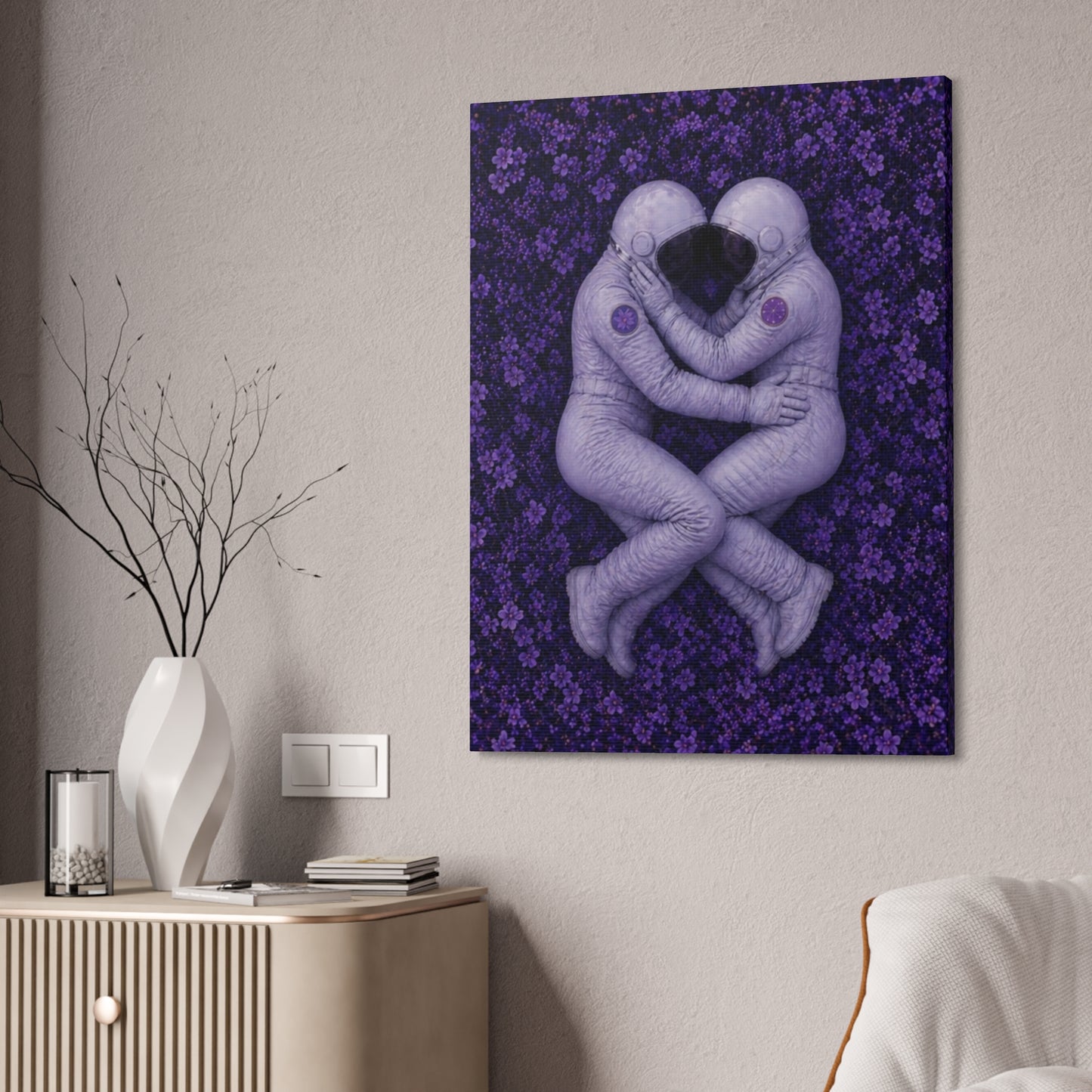 To the Moon and Back Stretched Canvas