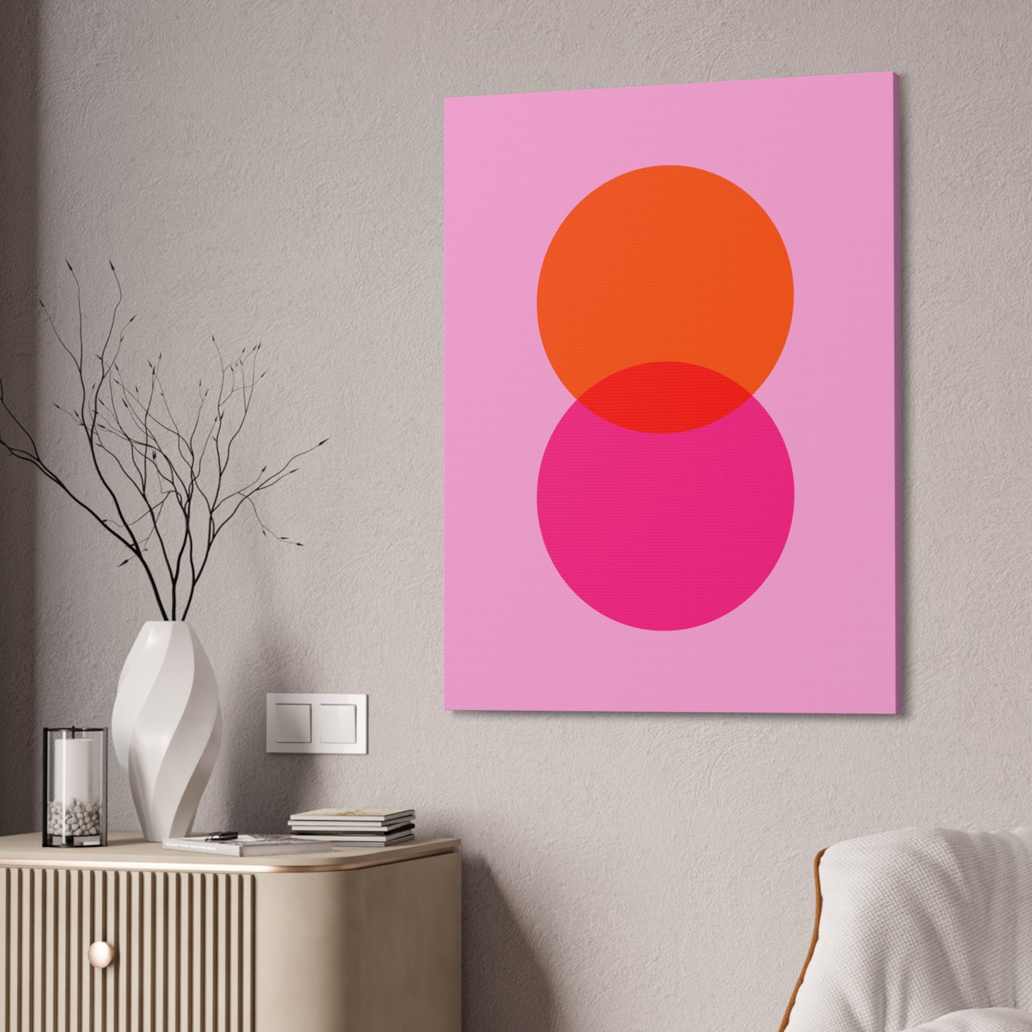 Lesbian Colors Stretched Canvas
