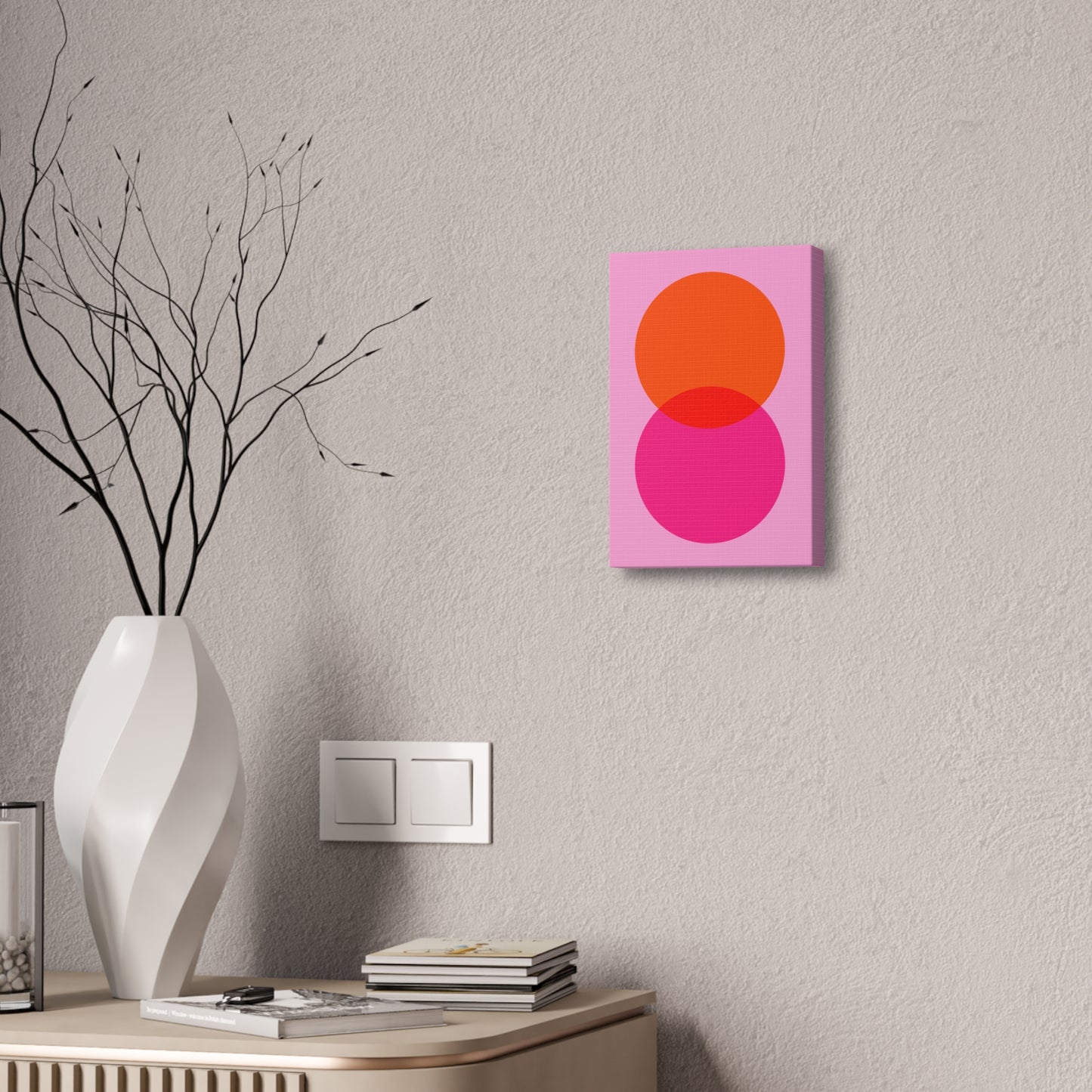 Lesbian Colors Stretched Canvas