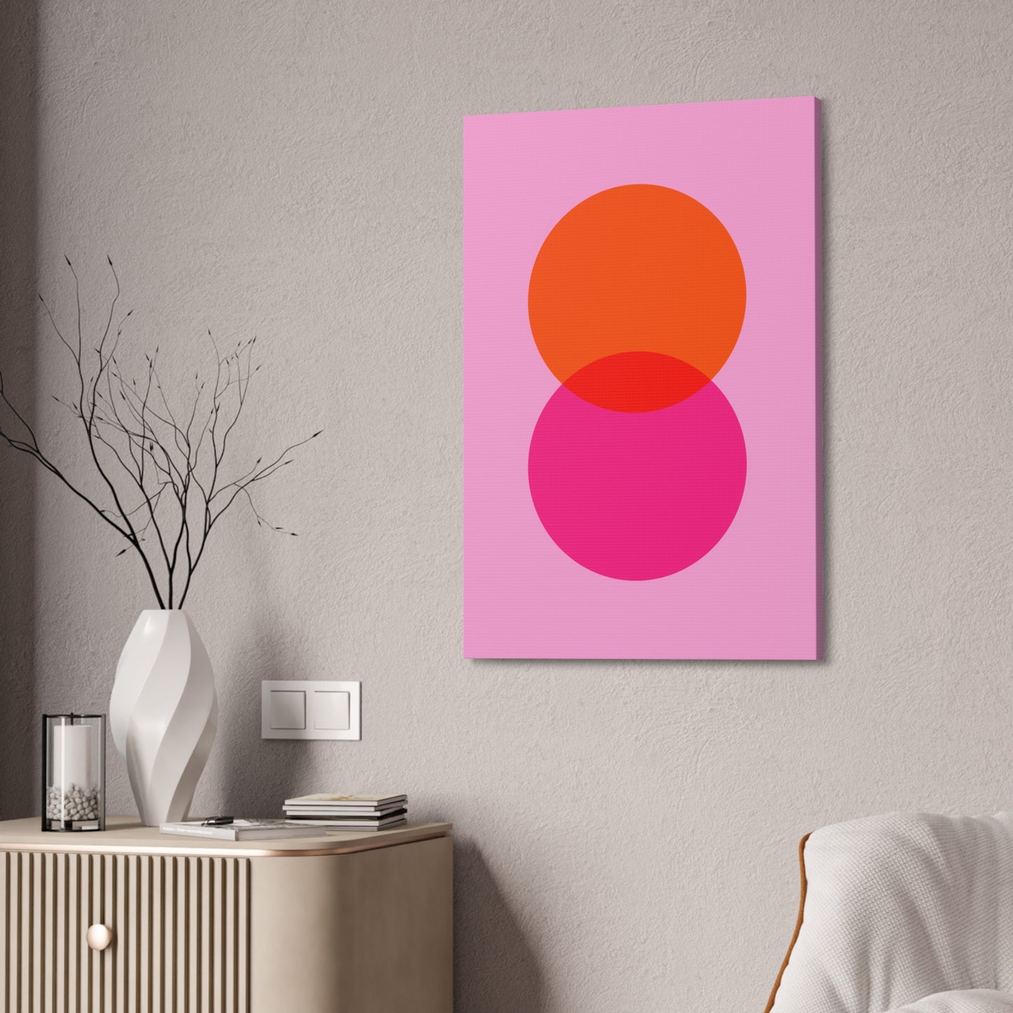 Lesbian Colors Stretched Canvas