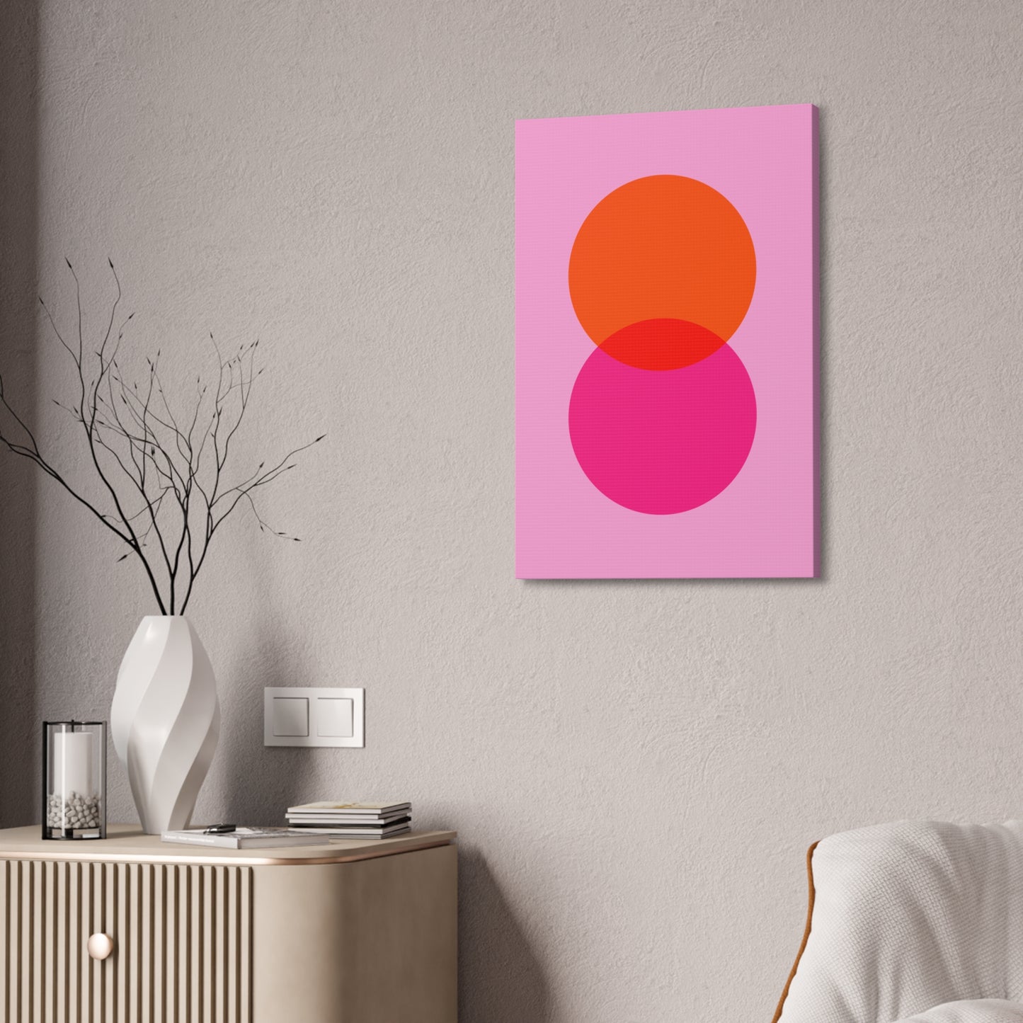 Lesbian Colors Stretched Canvas