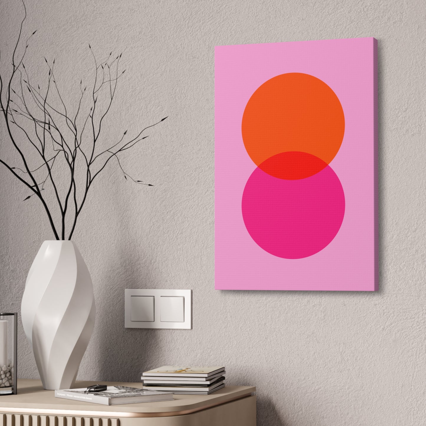 Lesbian Colors Stretched Canvas