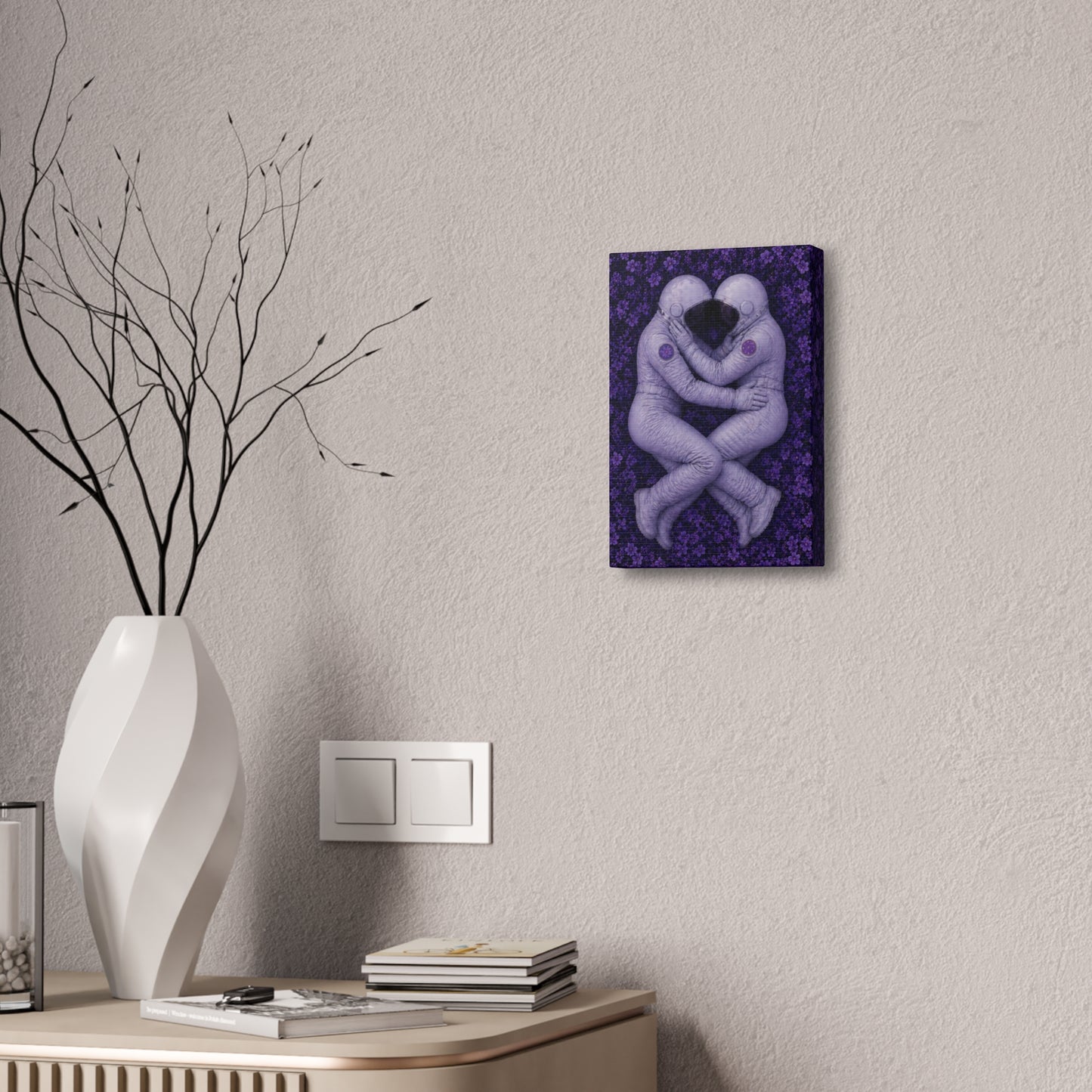To the Moon and Back Stretched Canvas