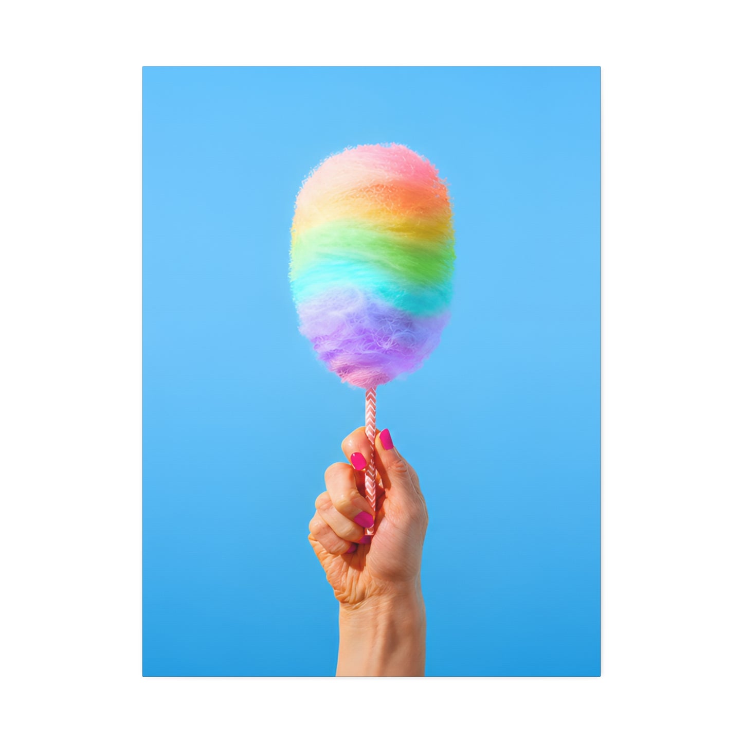 Pride is Sweet | Cotton Candy Stretched Canvas
