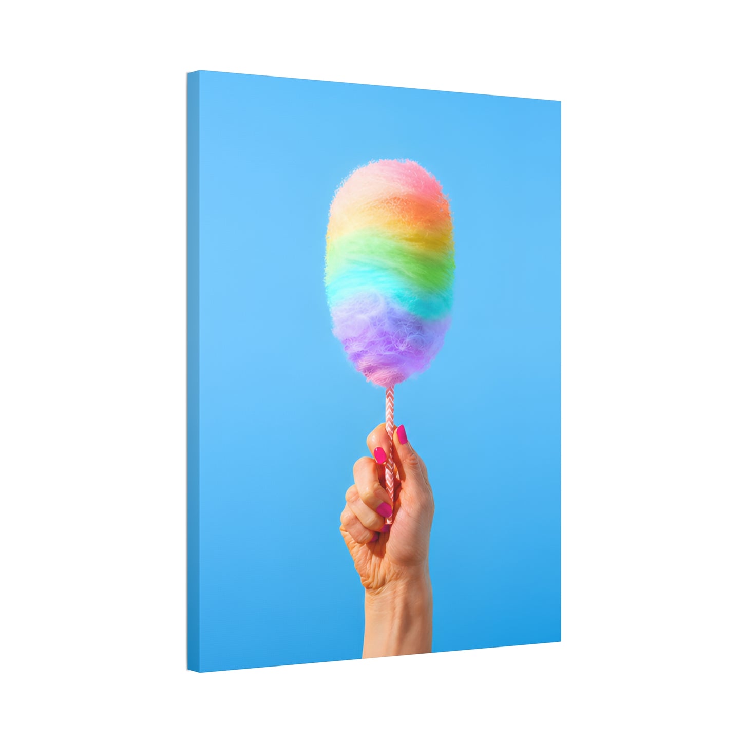 Pride is Sweet | Cotton Candy Stretched Canvas